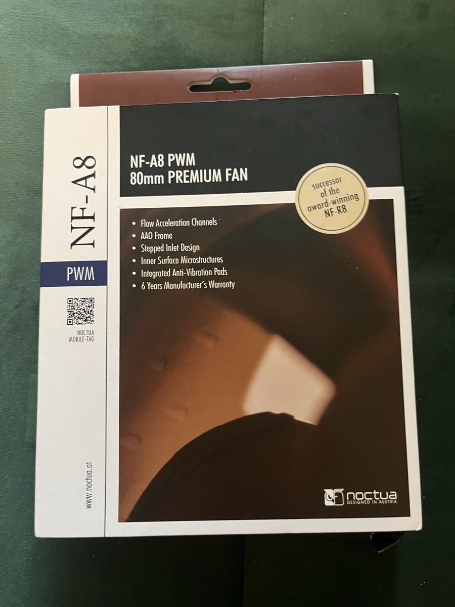 Noctua Ventilatori: 1x noctua nf a8 premium fan – Nuovo e nell'imballaggio originale da Luzern venduto da noe_jc8r