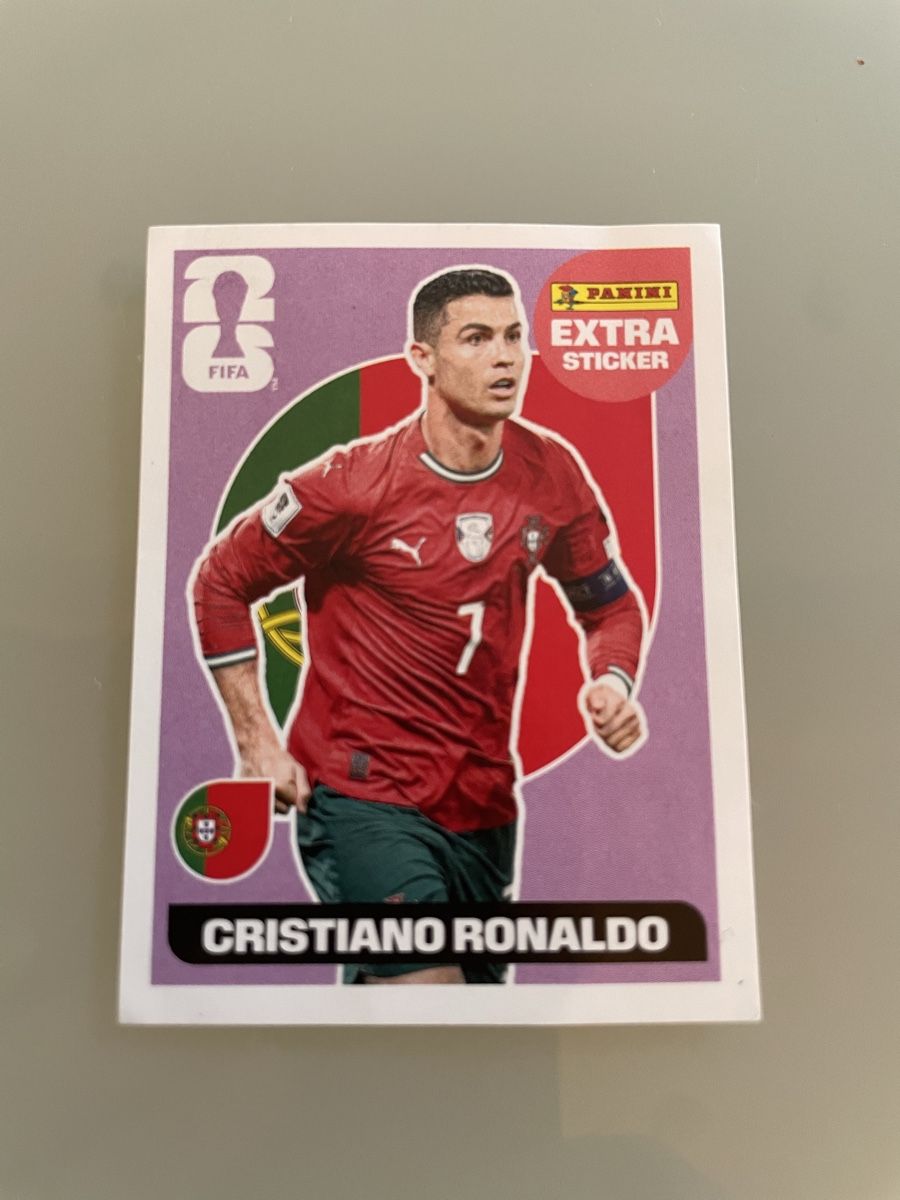 Panini Carte collezionabili: Extrasticker Cristiano Ronaldo pink – Nuovo e nell'imballaggio originale da Appenzell Steinegg venduto da Piba81