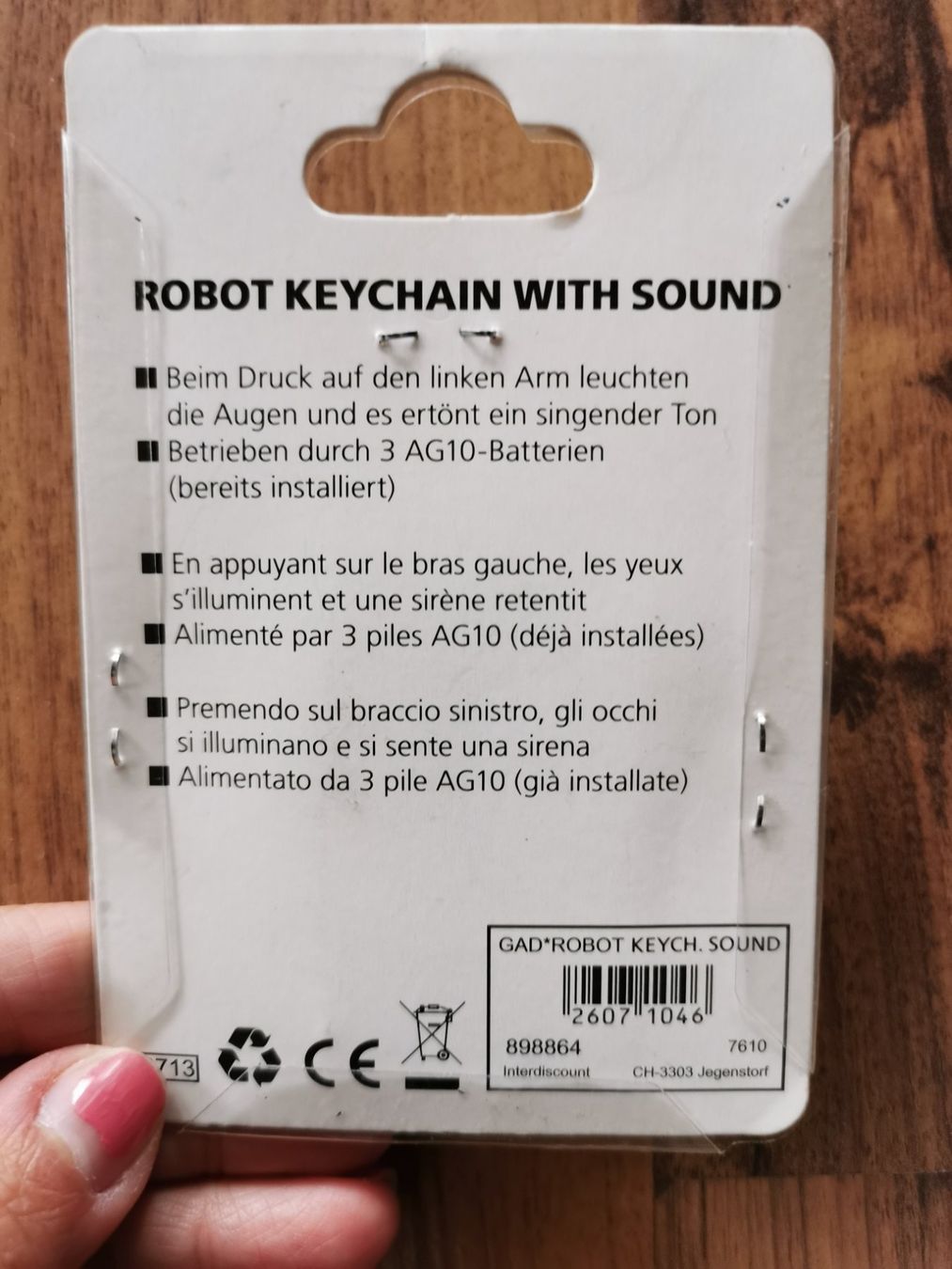 Portachiavi: Android Roboter Schlüsselanhänger mit Sound – Nuovo e nell'imballaggio originale da Glattfelden venduto da sut_q8d2 1