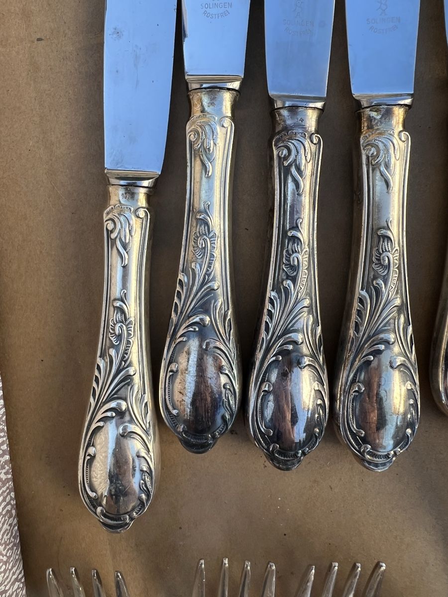 Solingen Set di posate: Besteckset versilbert Solingen Koffer gebraucht – Usato da Dittingen venduto da Bellevista 3