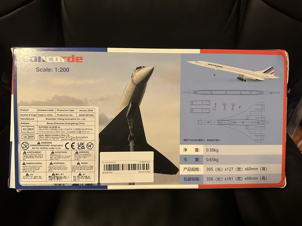 Modellbausätze & Standmodelle: Concorde Modell Massstab 1:200 British Airways – Neu und originalverpackt aus Thun von tulu_1995 1