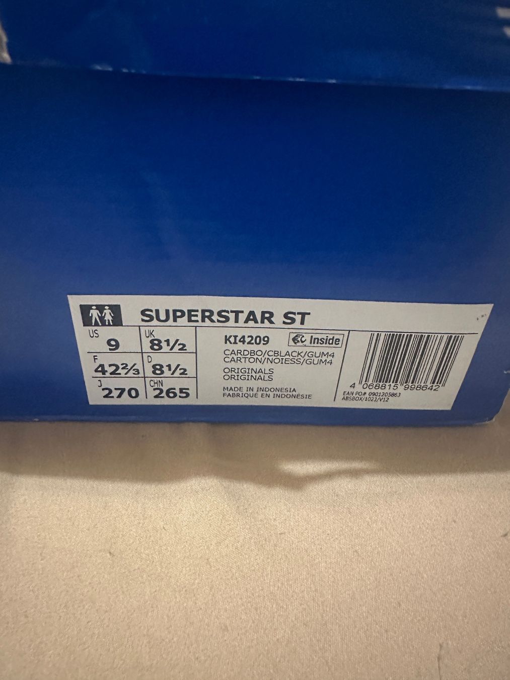 Adidas Scarpe da uomo: Adidas superstar ST beige 42 2/3 – Nuovo (secondo la descrizione) da Martigny venduto da doudou1983 3