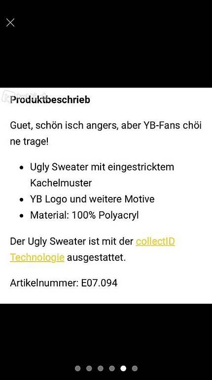 Pullover & Sweatshirts: BSCYB, YB Gr. M Ugly Sweater Pullover – Gebraucht aus Lyss von stubenwagen 4
