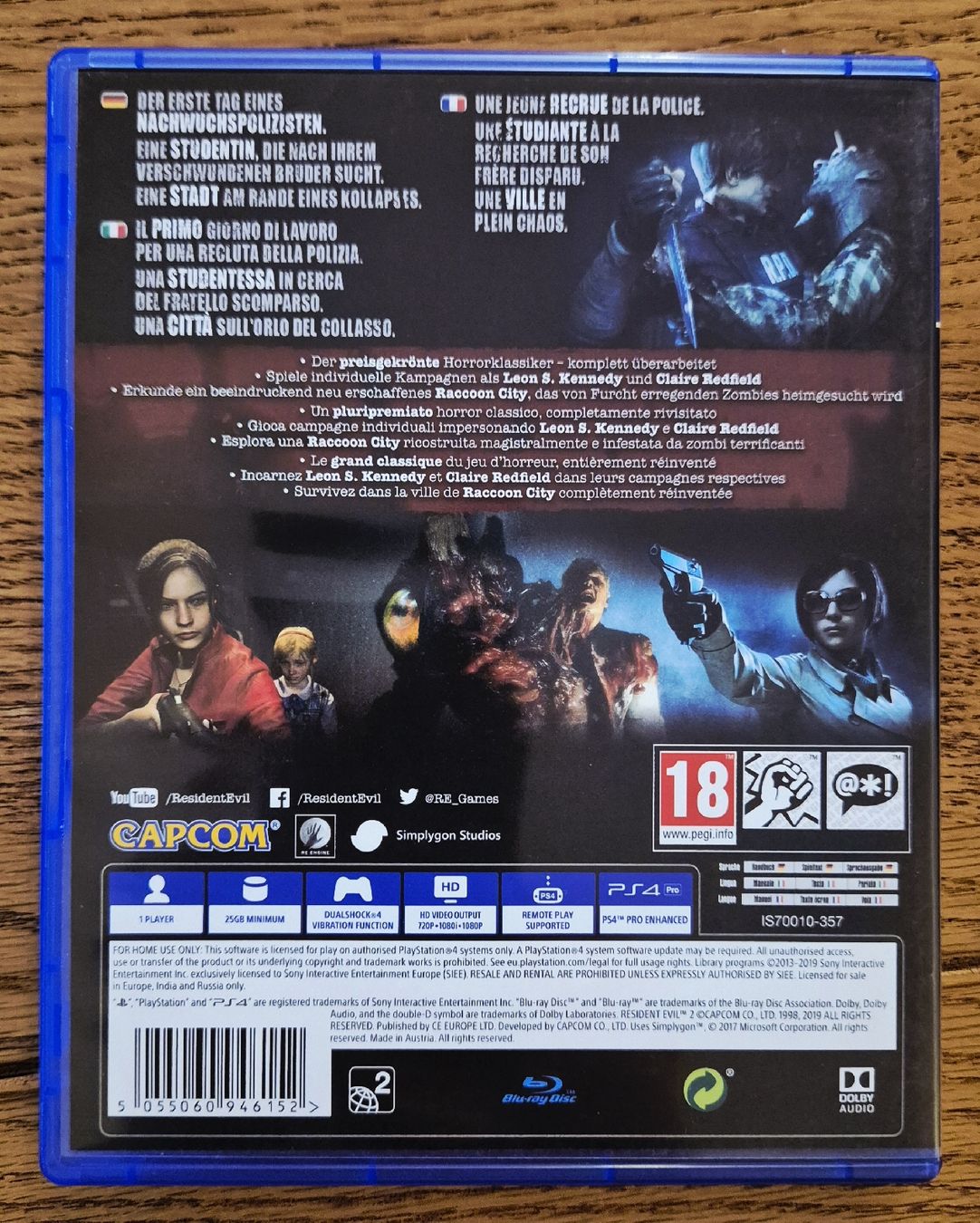 Giochi: Resident Evil 2 PS4 – Nuovo (secondo la descrizione) da Au SG venduto da AlenCompany 2