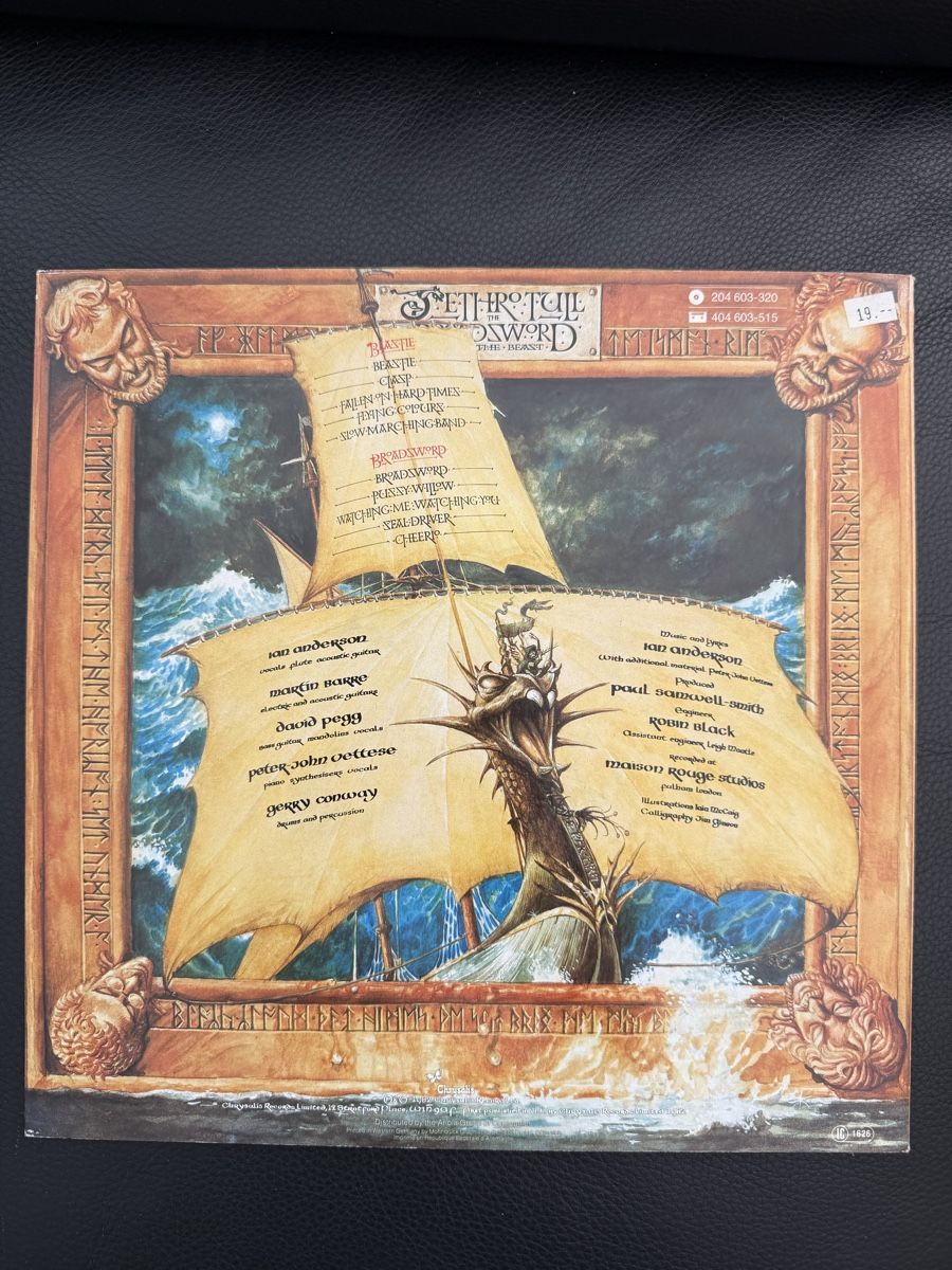 Schallplatten: Jethro Tull - Broadsword and the Beast, Schallplatte – Gebraucht aus Goldach von Messerguru 1