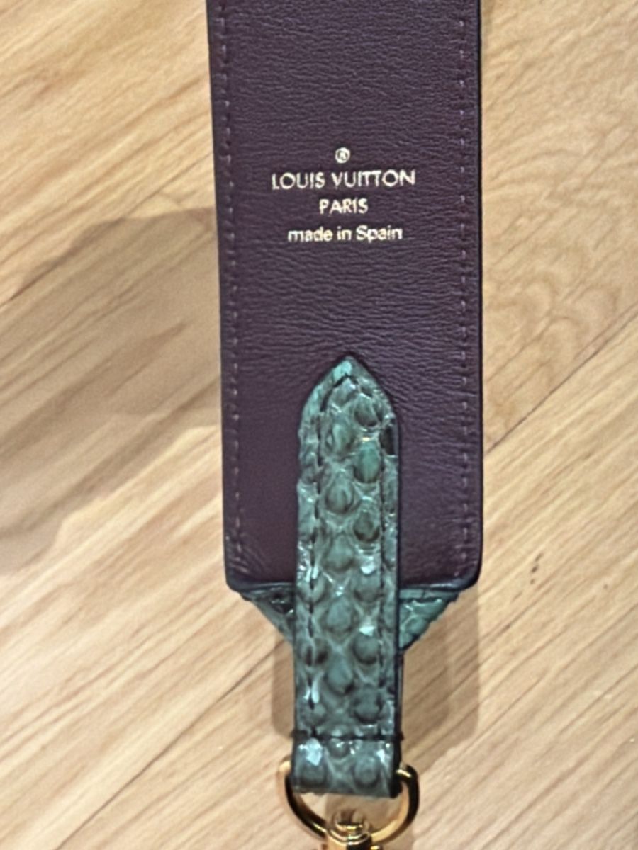 Louis Vuitton Sonstige Kleidung & Accessoires: Original Louis Vuitton Schulterriemen / Strap   Pythonleder  – Neu (gemäss Beschreibung) aus Binz von Sandra830 3