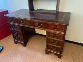 Antik, retro, vintage, Schreibtisch Mahagoni englisch