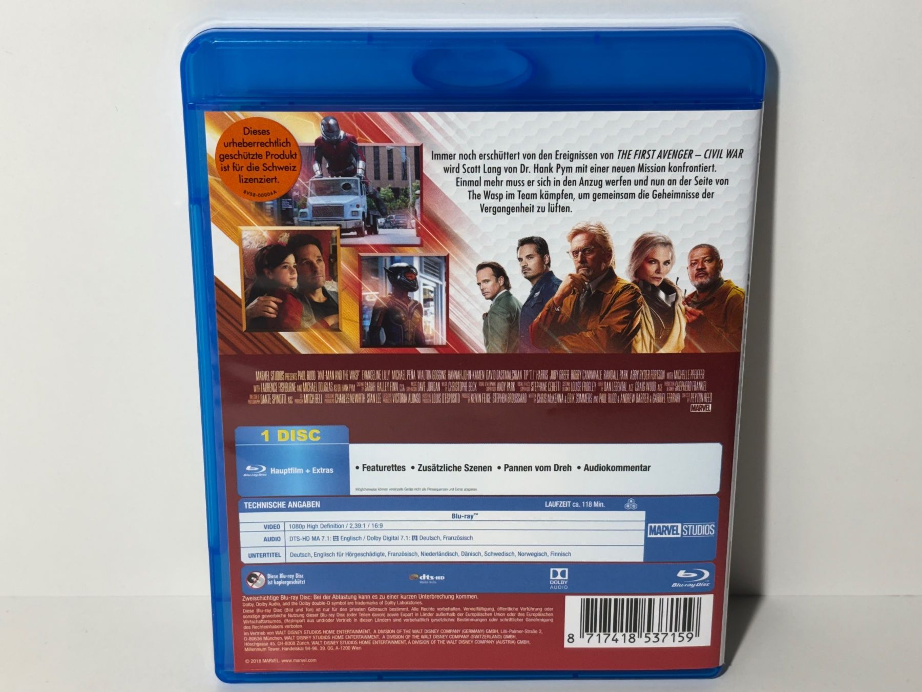 Tutti i DVDs: Ant-Man & Ant-Man and the Wasp Blu Ray – Usato da Wilderswil venduto da Sstriker 5