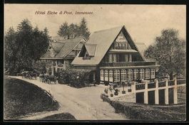 Immensee, Hotel Eiche, Post, Ansicht mit