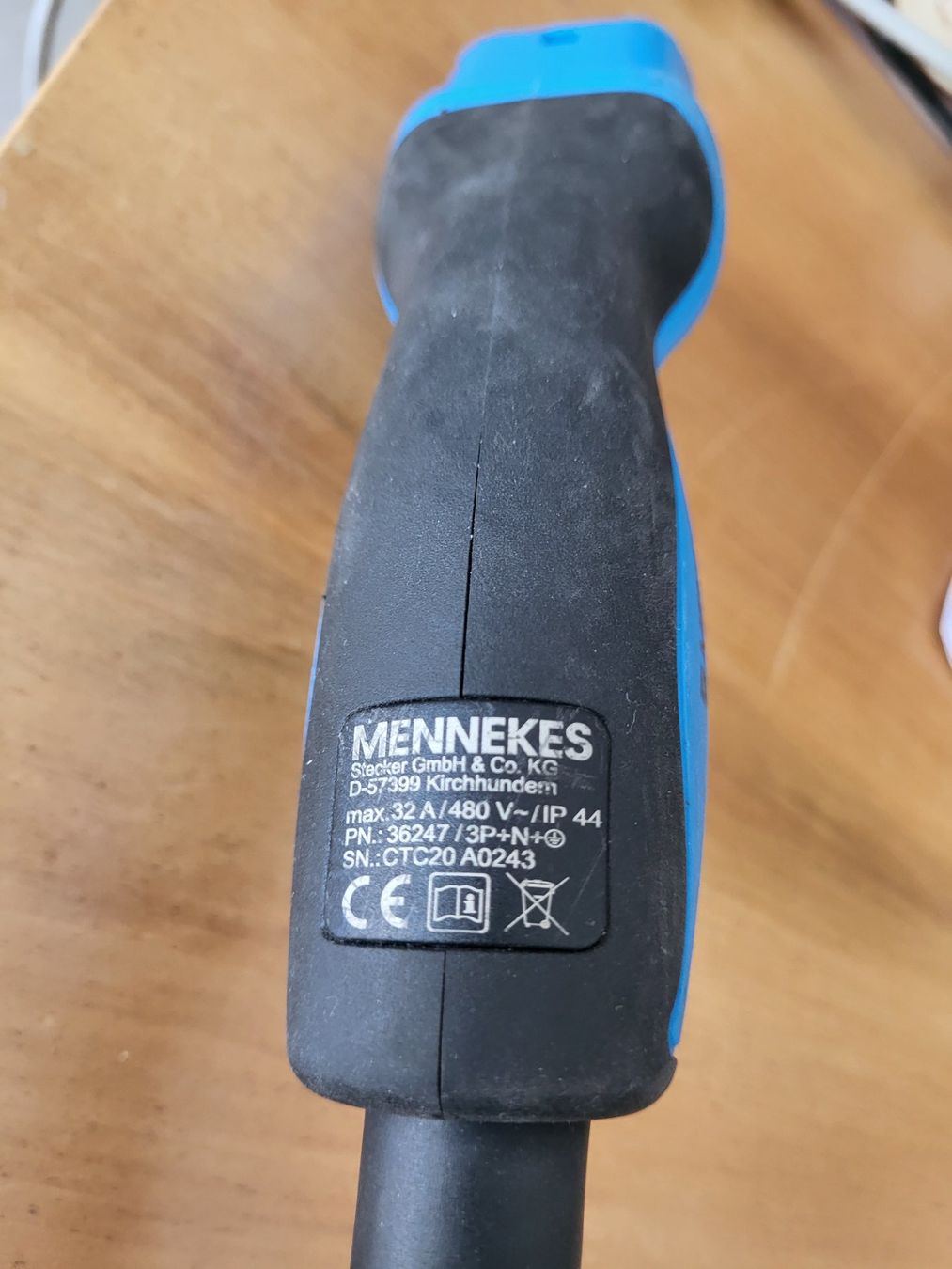 Mennekes Cavi: Ladekabel für Elektroauto Typ 2 (11 oder 22 kW) 7 meter – Usato da S. Carlo GR venduto da hb9tvm 1