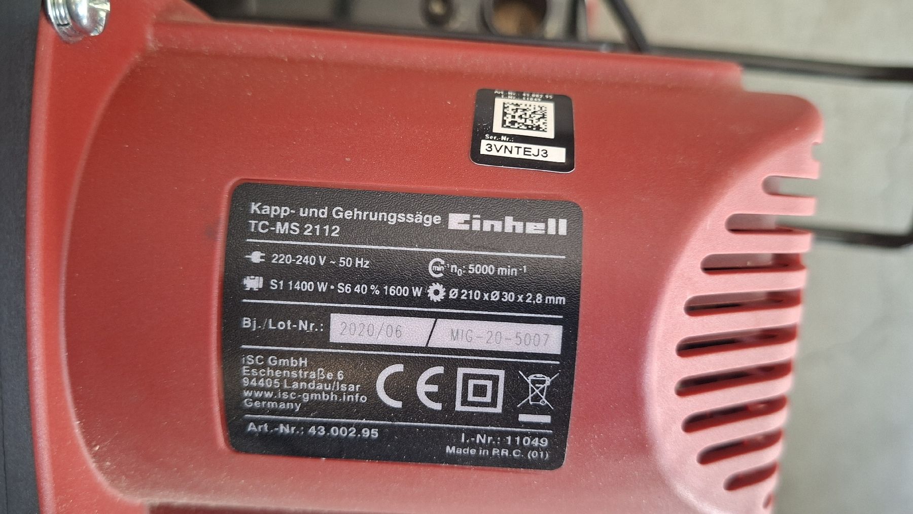 Einhell Seghe: Einhell TC-MS 2112 Kapp- und Gehrungssäge – Usato da Wichtrach venduto da AirReto 2
