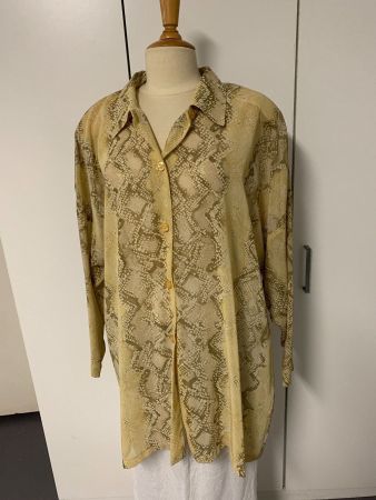 Leicht transparente Bluse, Oberteil 46/48  NEU