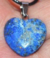 Halskette L-5854 – Herz 20x20mm – Lapislazuli