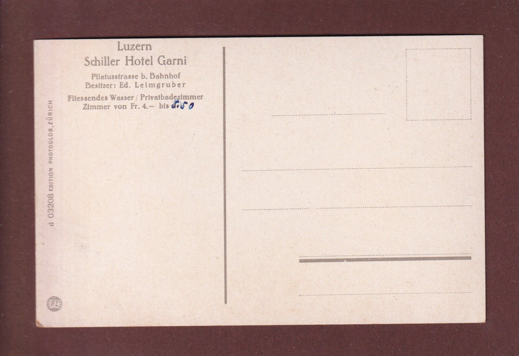 Cartoline postali: LUZERN - Bahnhof und Umgebung – Usato da Pully venduto da nicecards 1