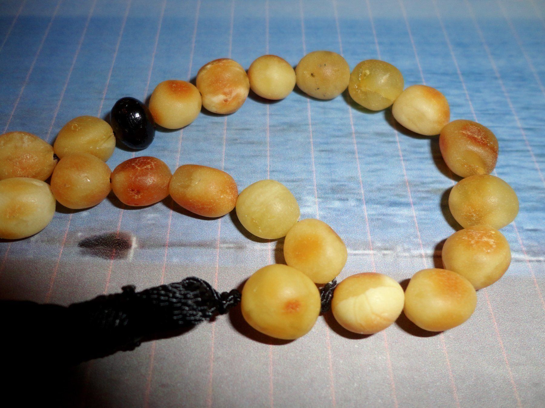 Catenine: Gebetskette - Bernstein Amber/Ambre echt – Nuovo (secondo la descrizione) da Biberist venduto da tl-schmuck 3