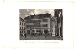 Baden Hotel Raben Aquatinta