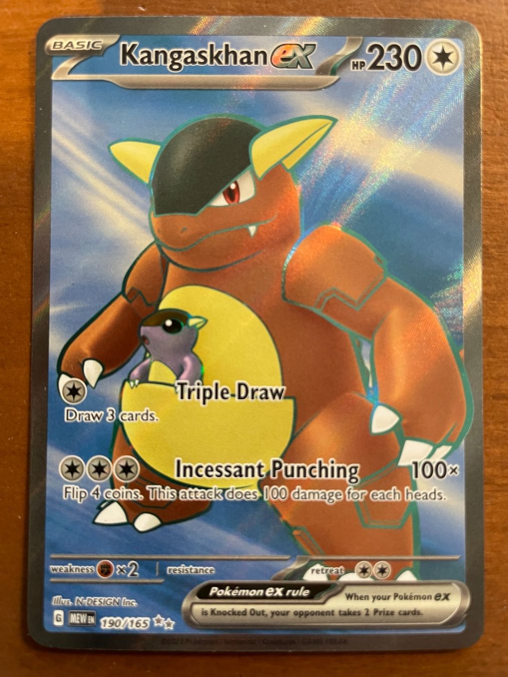 Pokémon Carte collezionabili: Pokemon Kangaskhan eX (Versand gratis) – Nuovo (secondo la descrizione) da Chur venduto da Angerson