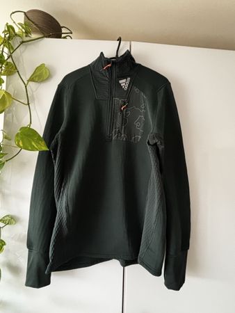 Adidas Cold. Rdy Running Sweater Grösse M, dunkelgrün