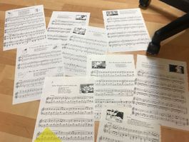 Musiknoten Klaviernoten