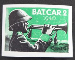 Soldatenmarken - Bat Car 2, Kp II/2 / Wi Inf 21 *, un.
