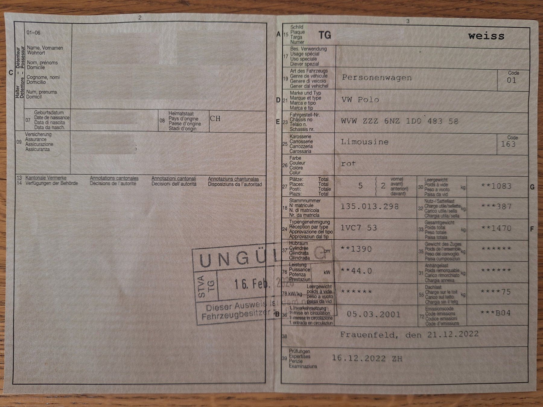 VW Automobili: VW Polo, Jg. 03.2001, 60PS, Typ 6N2 – Usato da Müllheim venduto da Ktmfahrer 8