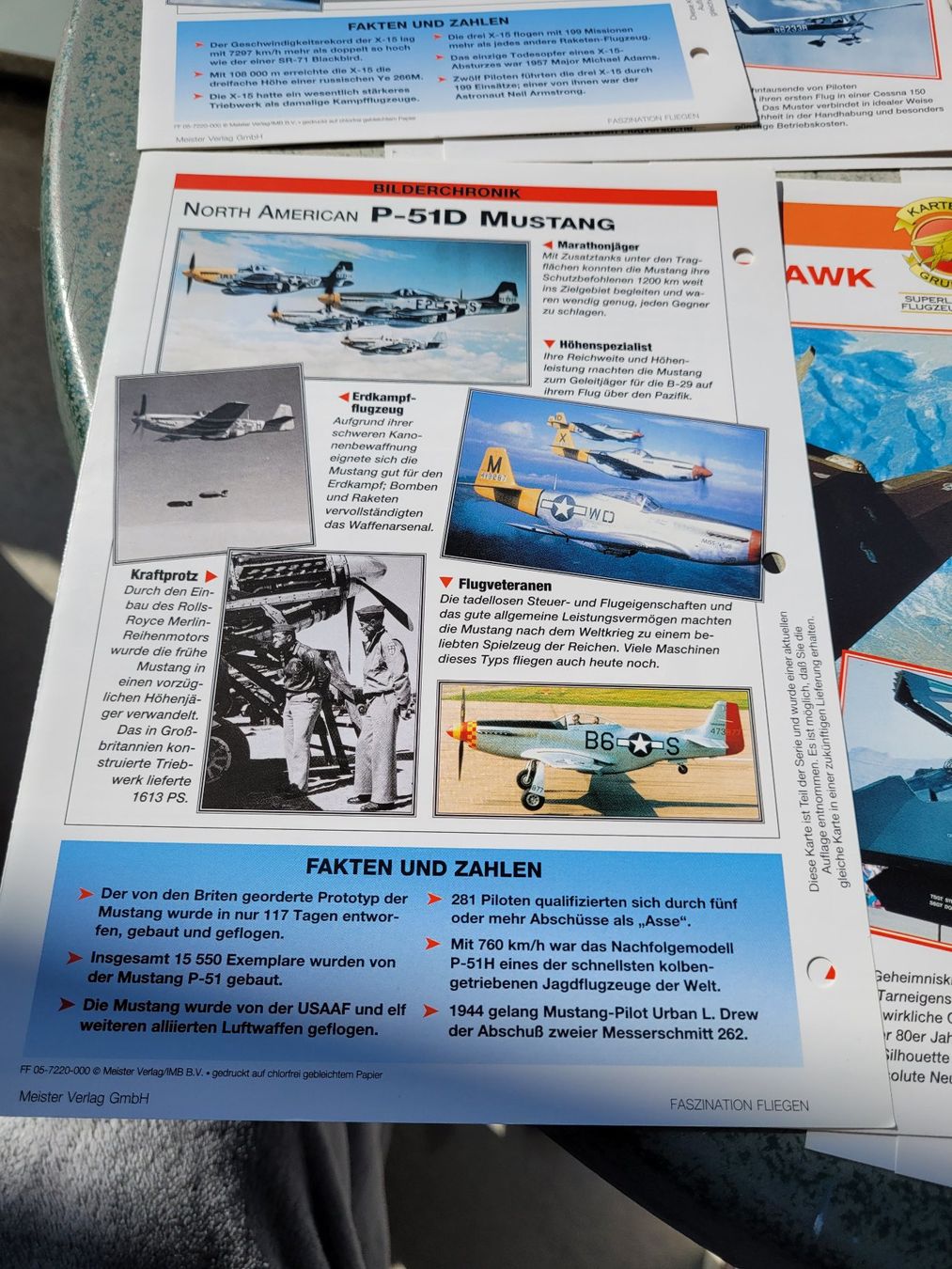 Modellismo RC: Diverse Datenkarten zu Flugzeugen – Usato da Winterthur venduto da testi67 4