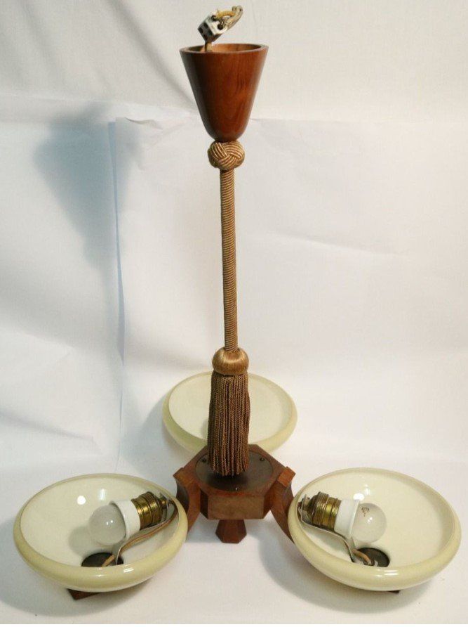 Lampen: Art Deco Deckenlampe 3 Flammig Lampe – Gebraucht aus Eschenbach SG von Astalavista 1