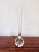 Soliflore vintage en verre à bulles, années 1960-70