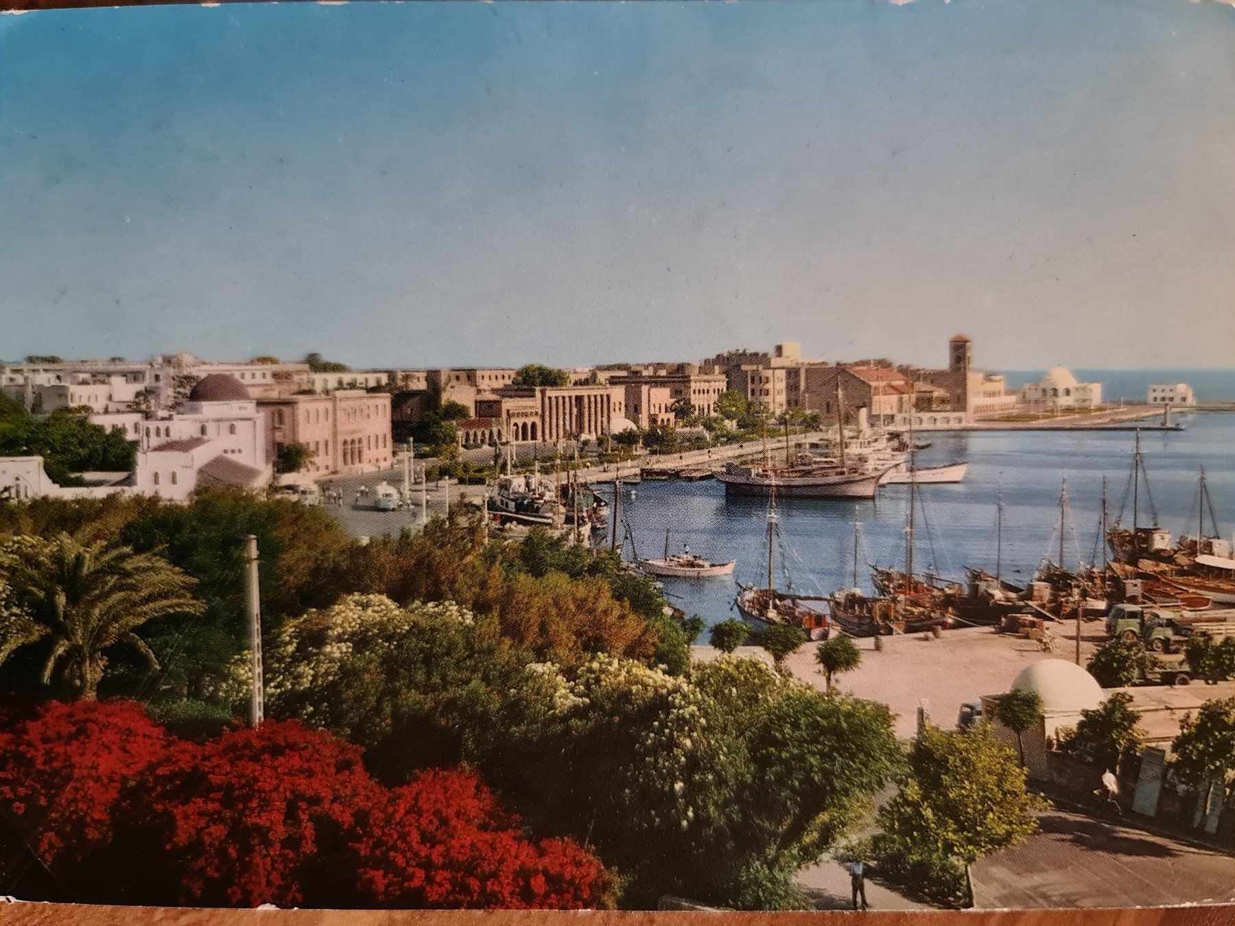 Cartoline postali: Ansichtskarte Rhodos Griechenland 1964 – Usato da Dintikon venduto da Vexi