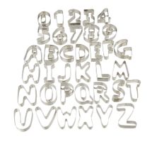 Plätzchen Ausstecher Buchstaben & Zahlen