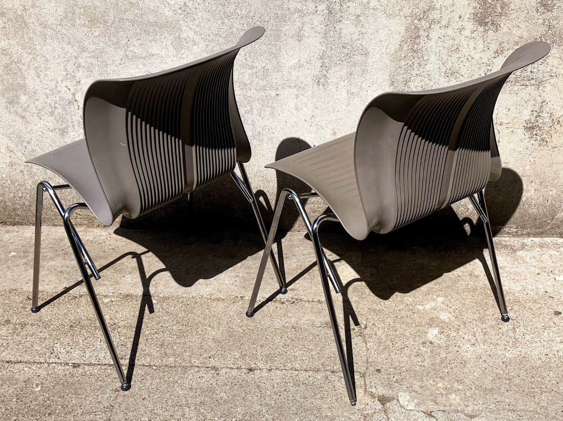 Fritz Hansen Sedie: 2 Stk. Fritz Hansen Design Stühle Modell Ensemble 1990 – Usato da Biel/Bienne venduto da tim_pww5 1