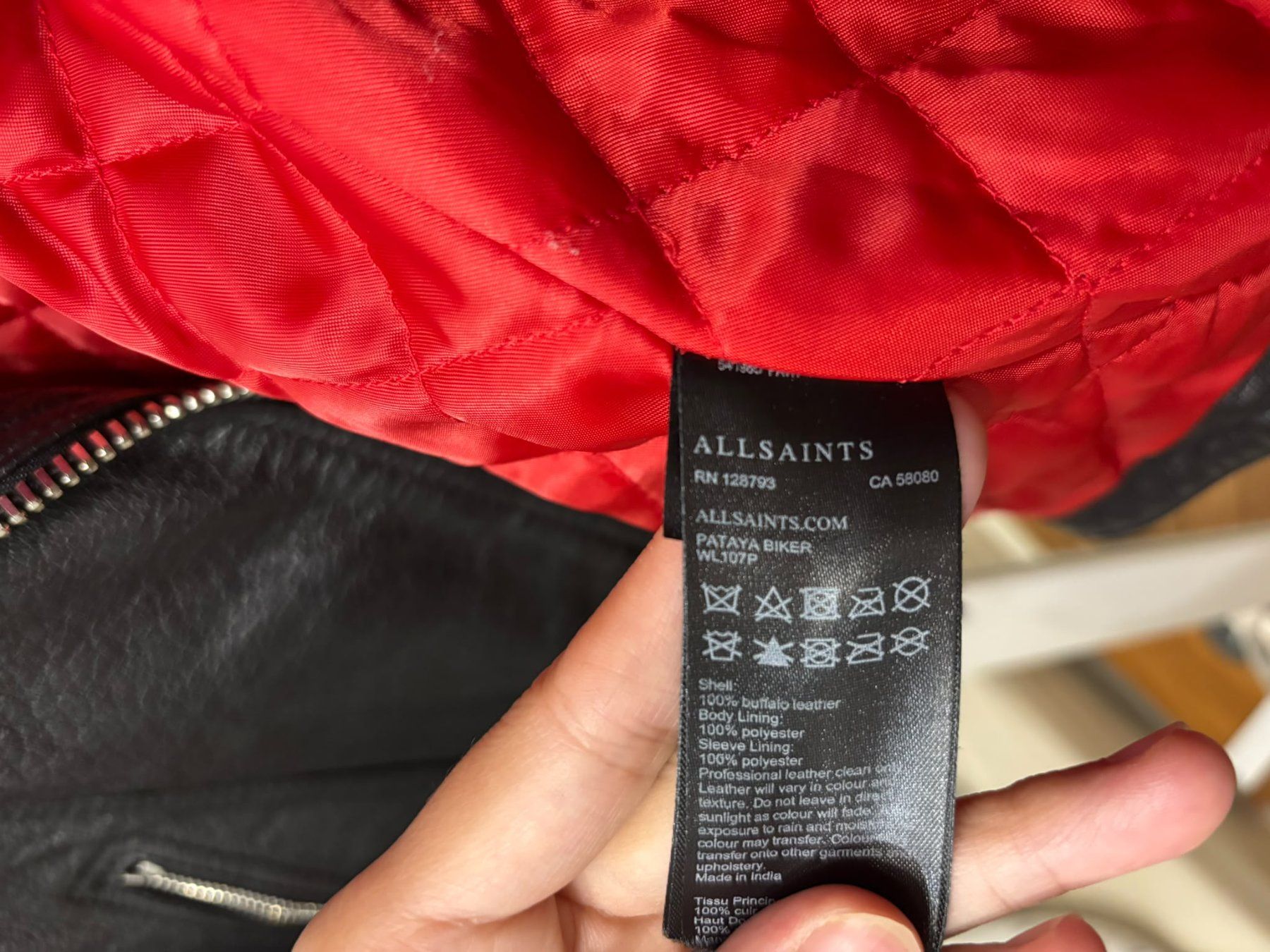 Allsaints Giacche: AllSaints Lederjacke, Grösse 32 – Nuovo (secondo la descrizione) da Zürich venduto da manuel.fr 5