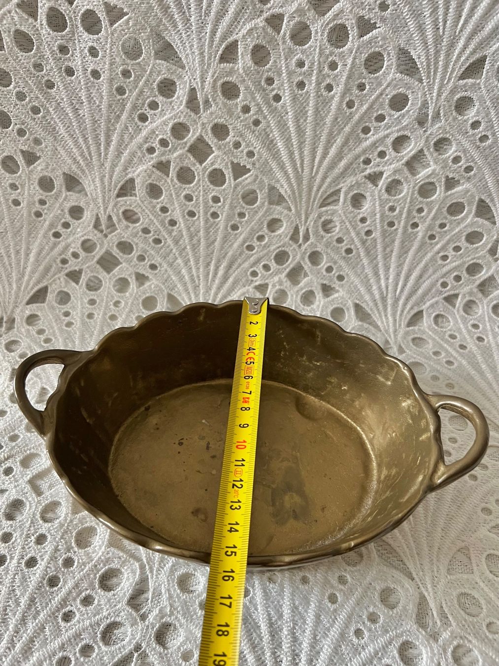 Vasi per fiori: Messing Übertopf Henkeltopf Blumentopf 1500 Gram – Usato da Frenkendorf venduto da Only1 6