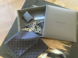 Wunderbare Gucci Halskette Silber Tom Ford Ära OVP