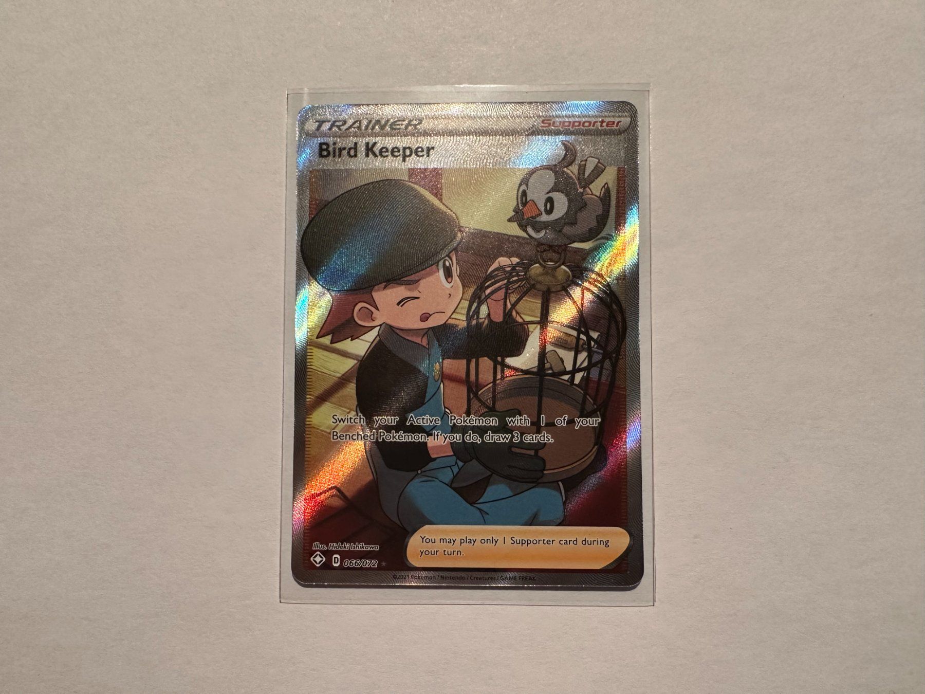 Pokémon Carte collezionabili: Bird Keeper Shining Fates EN – Usato da Hagendorn venduto da Pokecollectorch