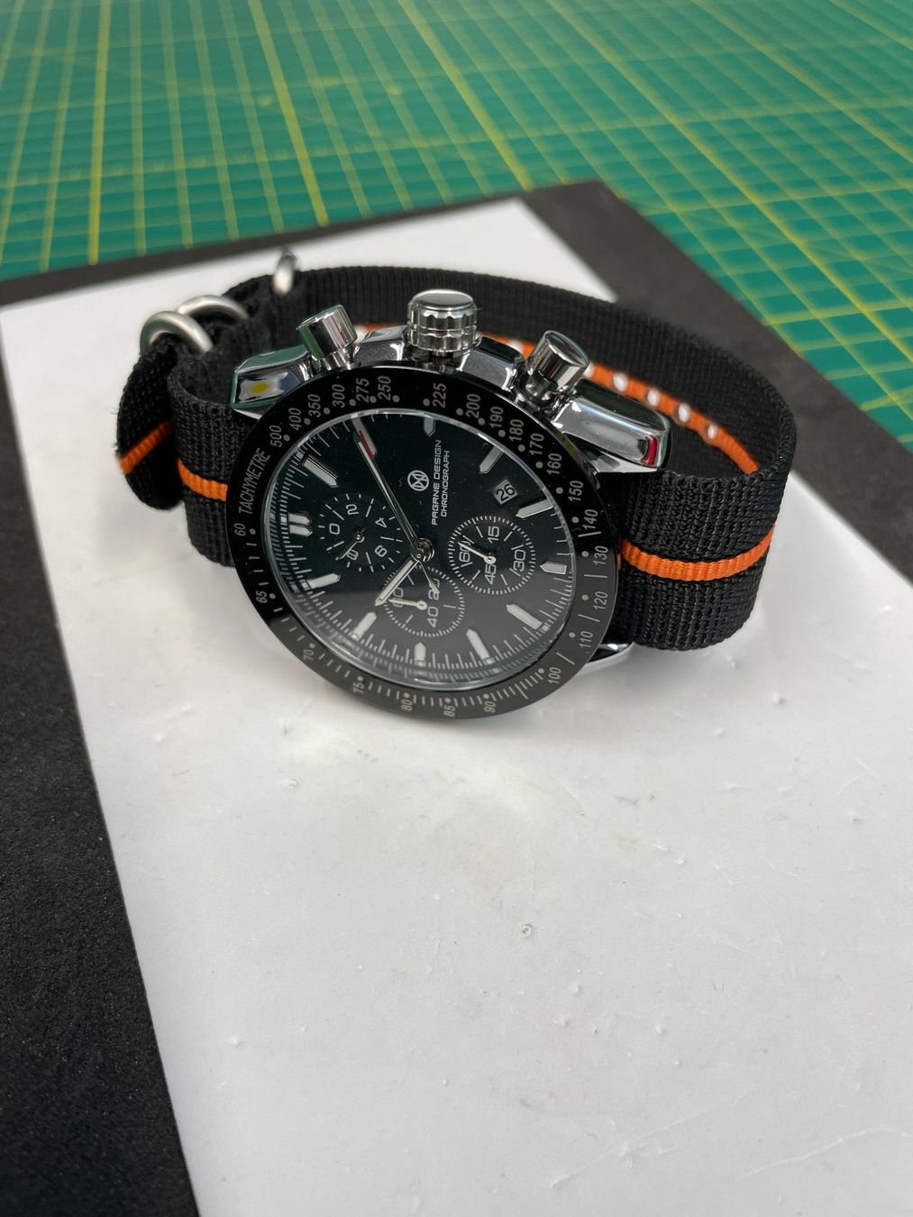 Orologi: Pagrne Design Chronograph Quartz Watch – Usato da Obergösgen venduto da File75 4