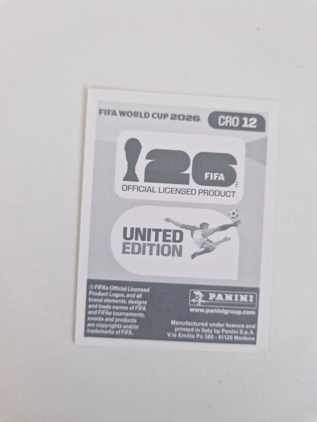 Panini Cartes à collectionner: Panini Sticker CRO12 – Neuf (Voir description) à Stüsslingen par white_angel86 1