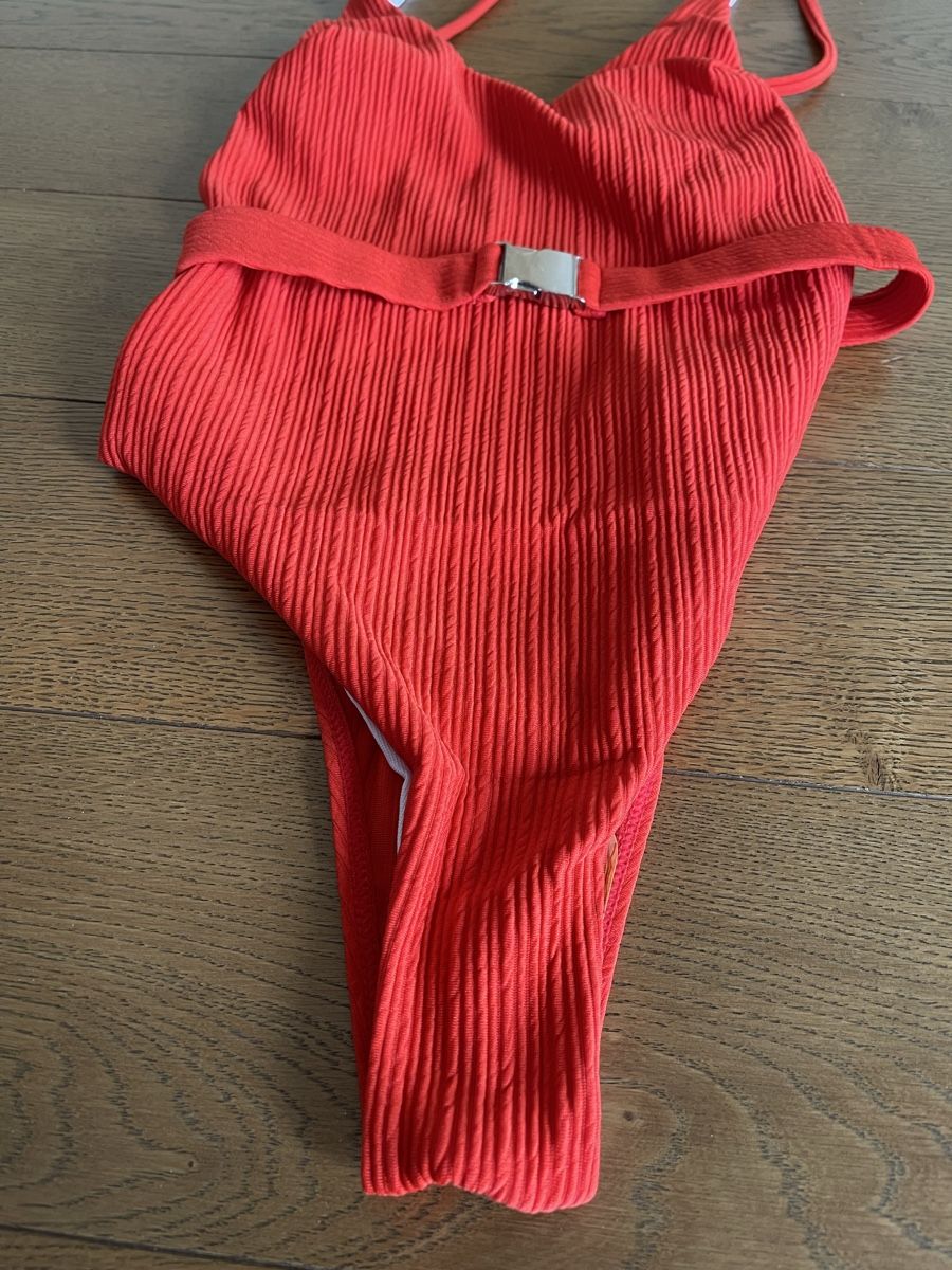 Costumi da bagno & Bikini: Badeanzug mit Hüftgürtel in Rot Gr S – Nuovo (secondo la descrizione) da Bassersdorf venduto da Sandy456 2