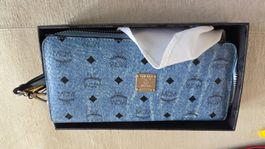 MCM Portemonnaie / Brieftasche Hellblau, mit Etikett!