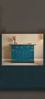 Sideboard Teal / Petrol  Massivholz