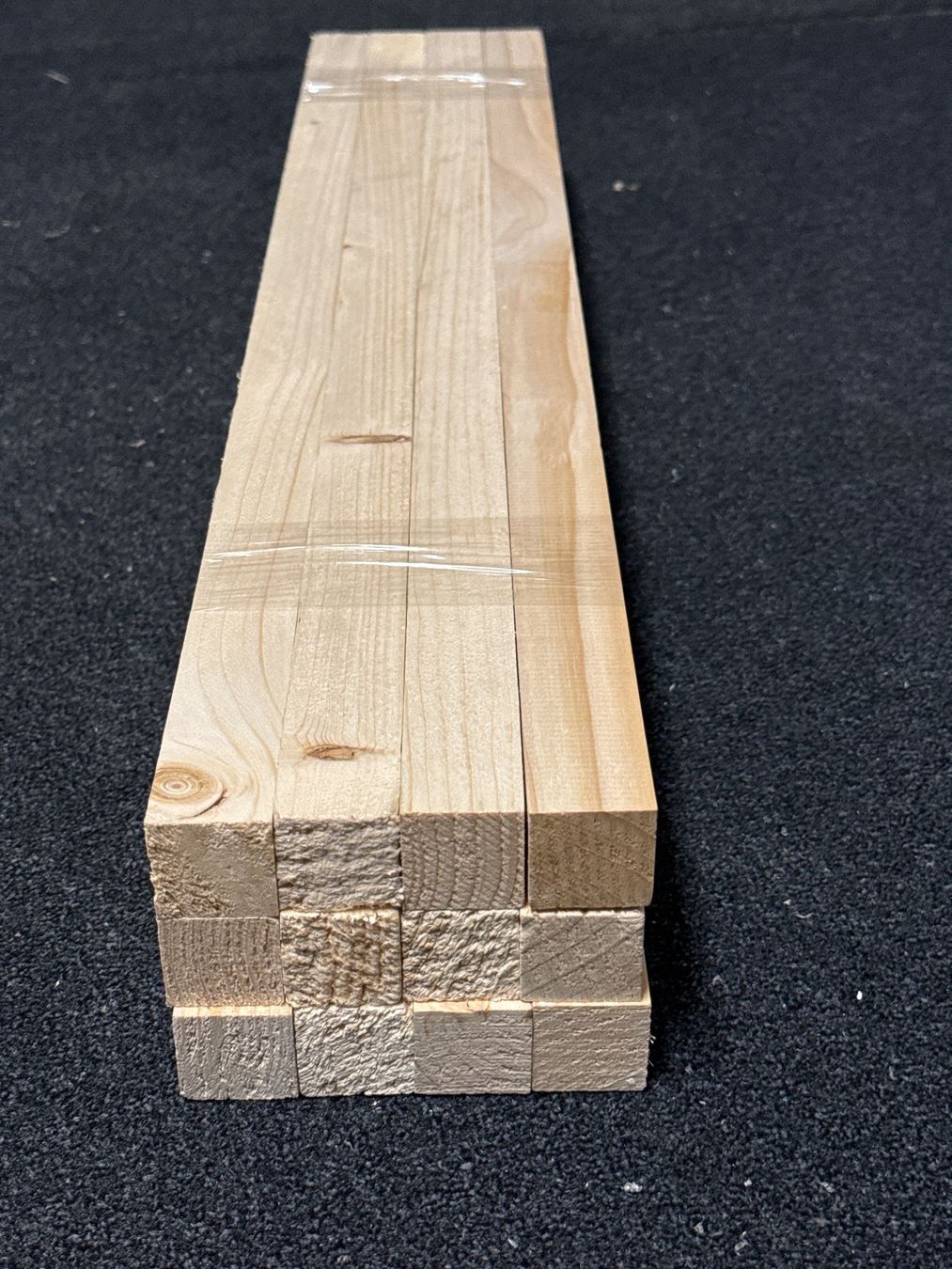 Holzleisten Tanne 12 St. 4-Kant Hölzer 660x30x30mm gehobelt (Gebraucht