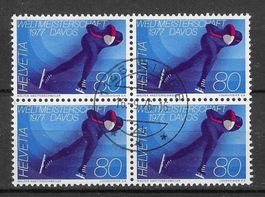 Timbres Suisse: 1976 Bloc de 4 N°581 avec gomme