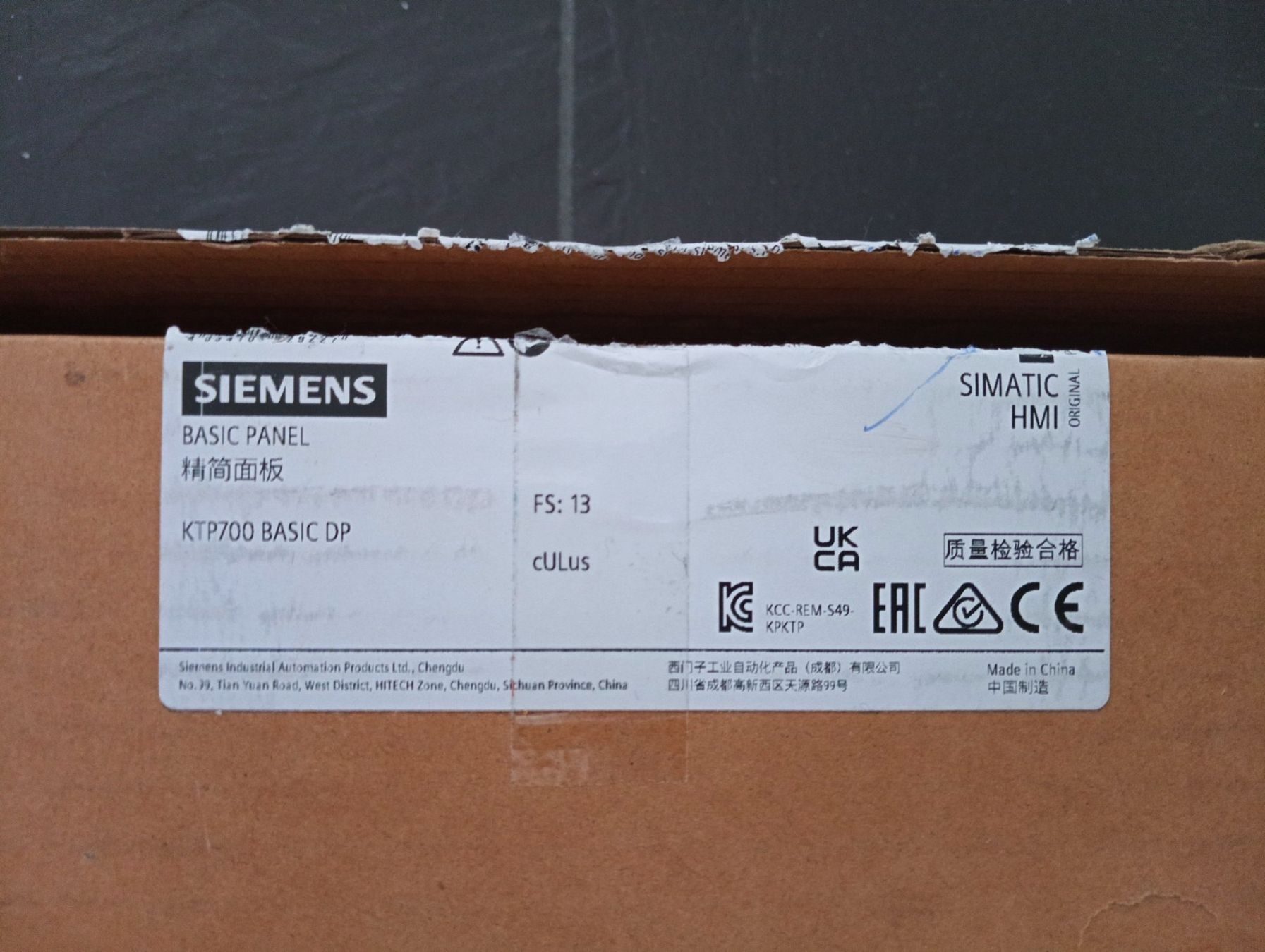 Siemens Componenti elettronici: Siemens SIMATIC HMI KTP700 Basic DP / 6AV2123-2GA03-0AX0 – Nuovo (secondo la descrizione) da Ufhusen venduto da HKSC 4