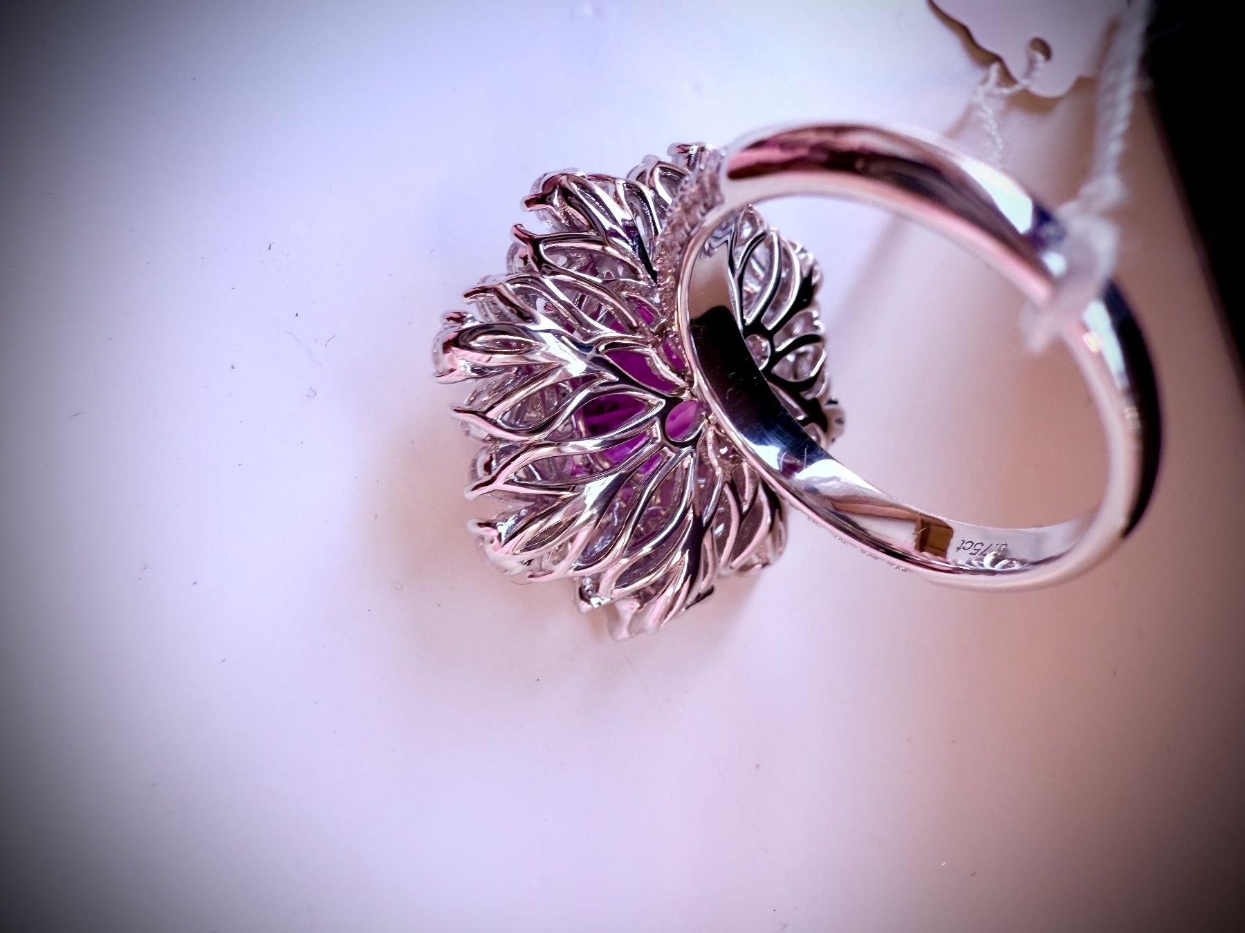 Ringe: Bague Cocktail – Saphir Rose – Neu und originalverpackt aus St-Maurice von Sandrinette123 3