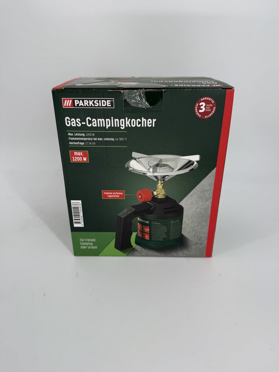 Küchengeräte: Parkside Gas-Campingkocher, neuwertig  – Neu und originalverpackt aus Auenstein von moin.