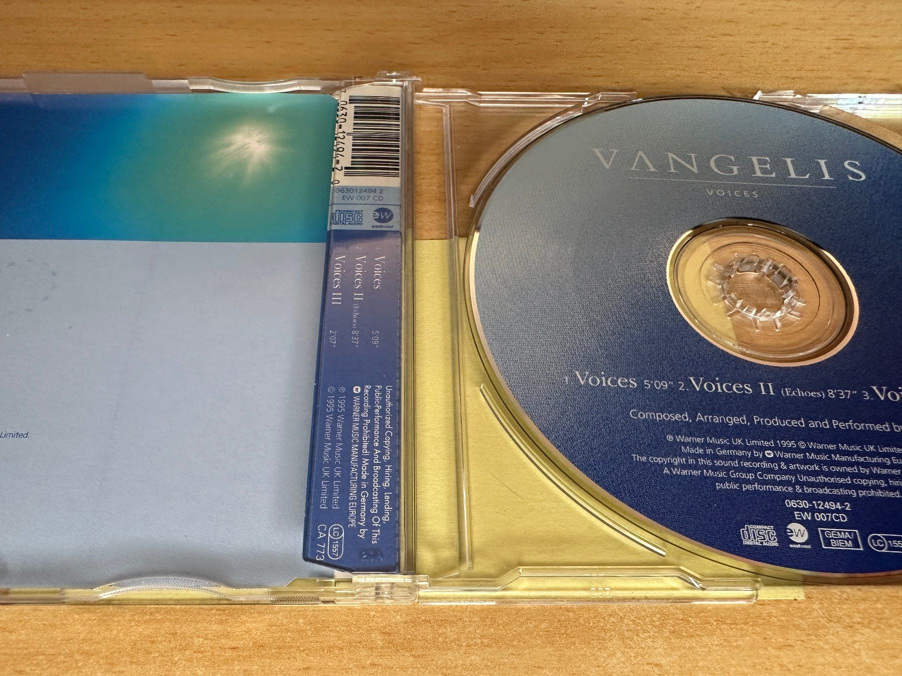 CD: Vangelis – Voices - Single CD – Usato da Rikon im Tösstal venduto da Alpenmutz 1