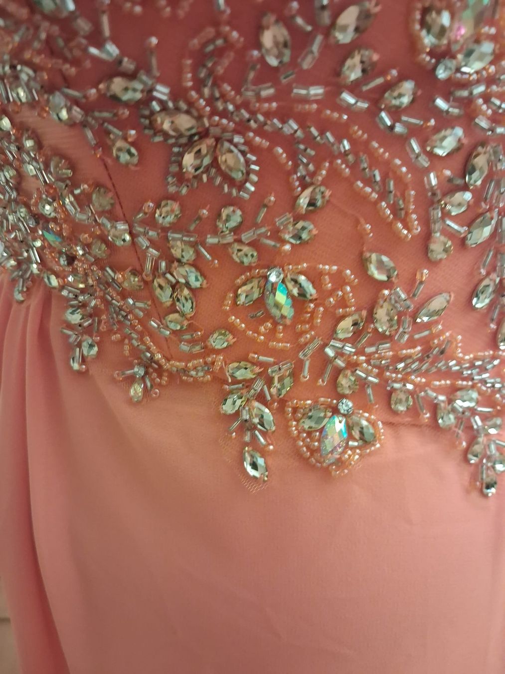Vestiti: Oranges pastellfarbenes Abendkleid Gr. 36 - neu – Nuovo e nell'imballaggio originale da Rüti ZH venduto da bep_5rlt 3