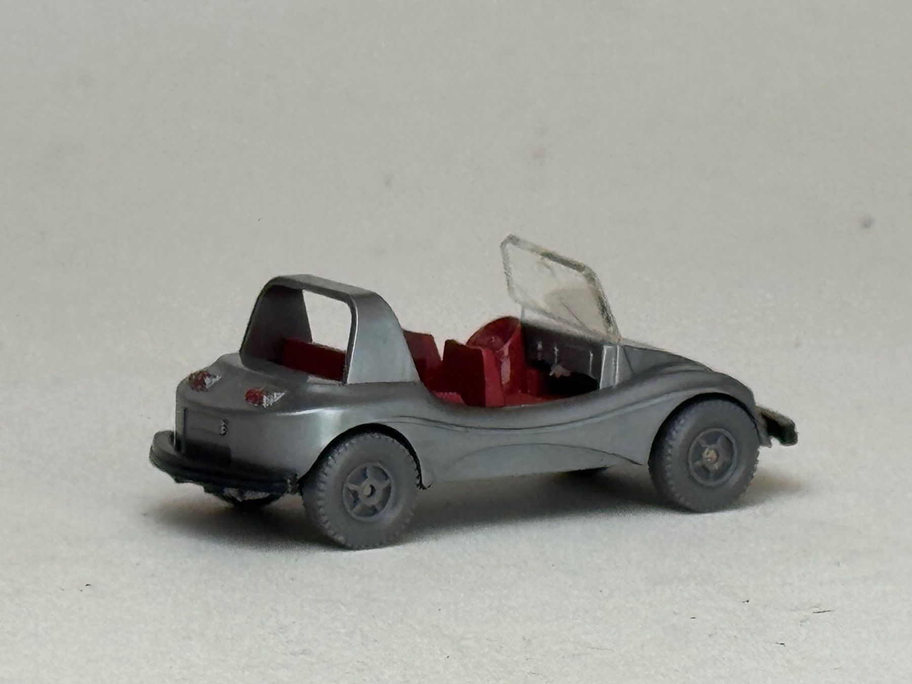 Wiking Modellini d'auto: GB- Wiking VW Käfer Buggy silbern – Usato da Elm venduto da Wikmtz 1