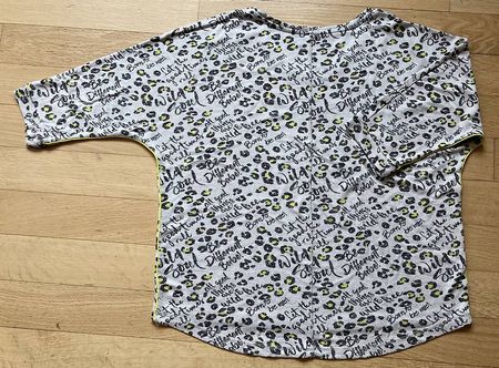 3/4 Arm Pullover Gr. 44 Grau/neongelb Cecile