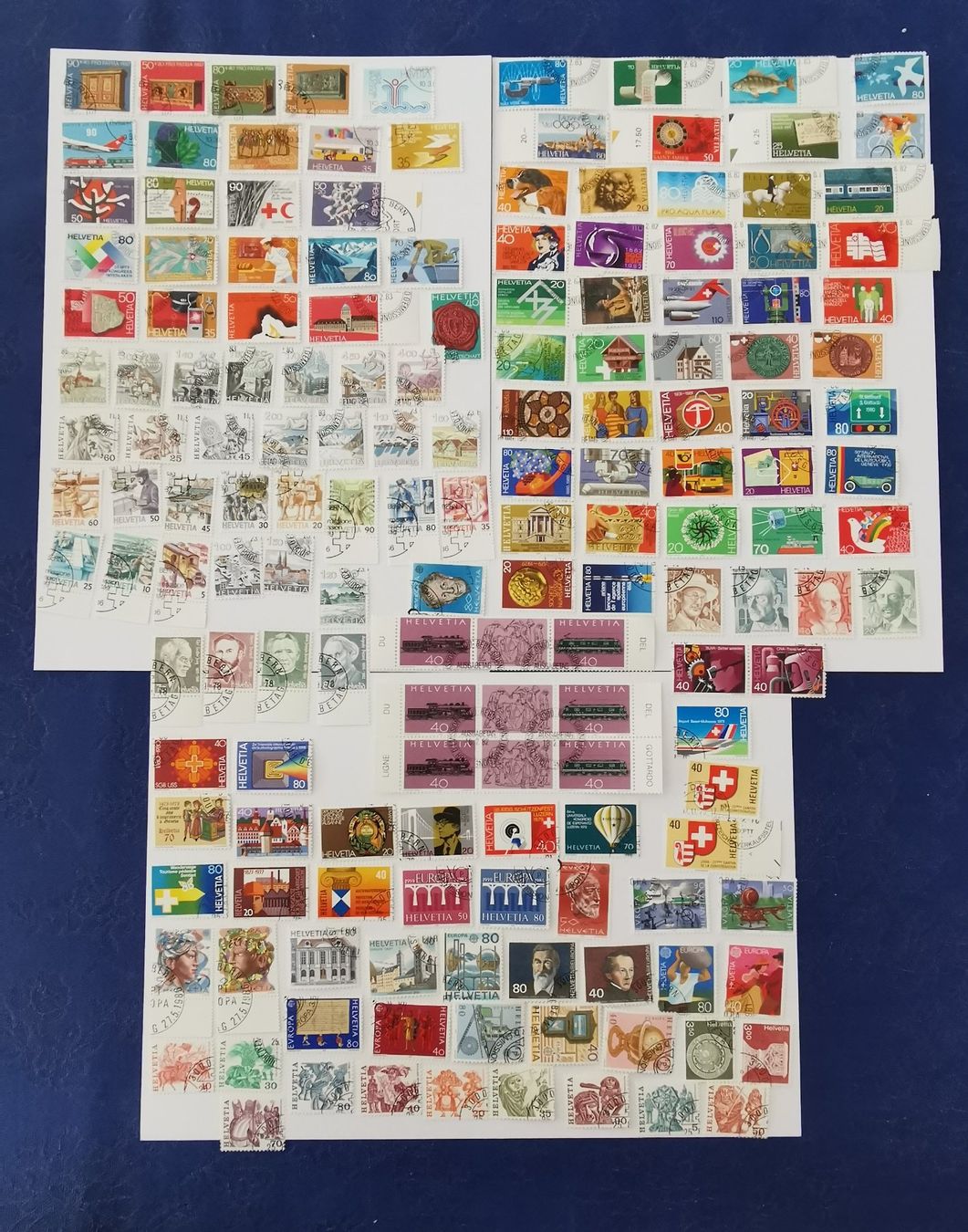 Tutti i francobolli: Div. Werte mit E.T. Stempel – Usato da Aadorf venduto da Chnorli-Furz